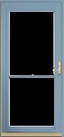 Provia Spectrum Aluminum Storm Door - #291SH Full View w/Top Invent Retractable Screen & Fixed Bottom Sash