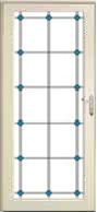 Provia Decorator Aluminum Storm Door - #590-HAR Inspirations Harmony Full View Glass