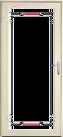 Provia Decorator Aluminum Storm Door - #590-SYN Inspirations Synergy Full View Glass