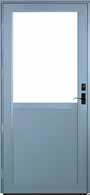 Provia Deluxe Aluminum Storm Door - #374 Flush Half-Lite