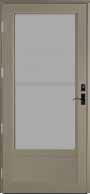 Provia Duraguard Aluminum Storm Door - #099 Self Storing (sash & screen)