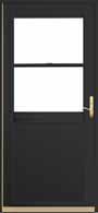 Provia Spectrum Aluminum Storm Door - #279 Half-Lite w/Invent Retractable Screen