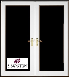 6' DOUBLE HINGED FRENCH DOOR  Replacement  by Simonton  Prism Platinum Series