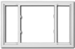 S322 - Simonton 3-Lite Slider Window
